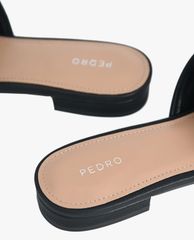 PEDRO - Giày sandals nữ quai ngang phối khóa thời trang