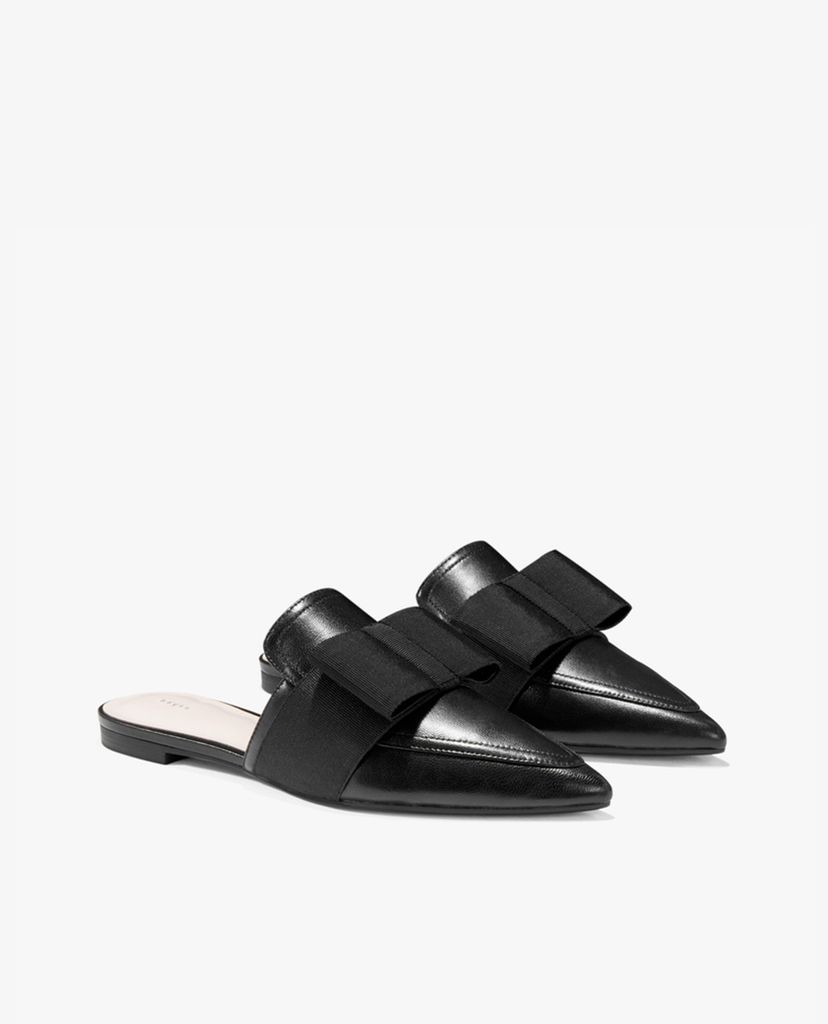 PEDRO - Giày đế bệt nữ mũi nhọn thắt nơ Ribbon