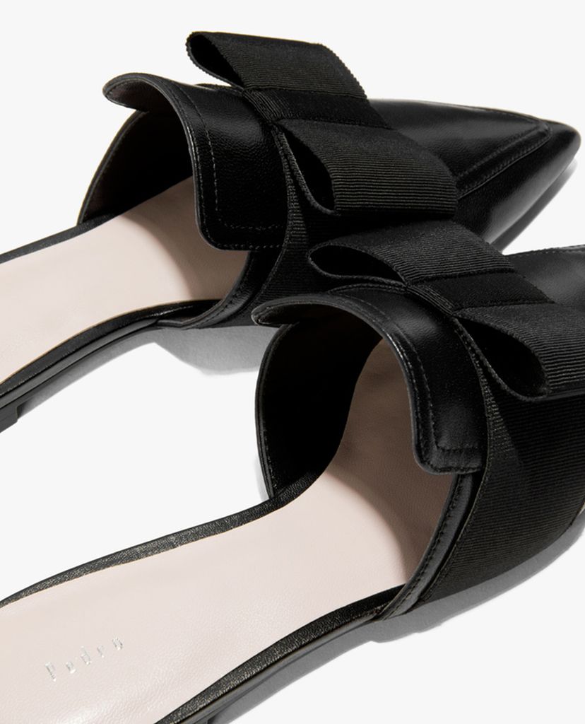PEDRO - Giày đế bệt nữ mũi nhọn thắt nơ Ribbon