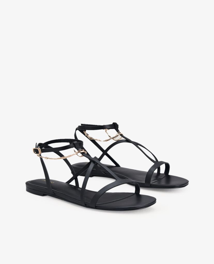 PEDRO - Giày sandal nữ Gold Chain Strappy