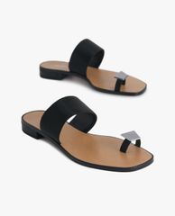 PEDRO - Giày sandals nữ xỏ ngón Gold Ornament Toe Loop