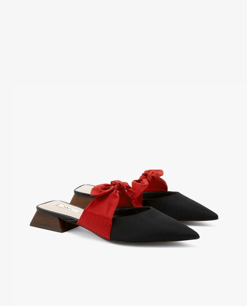 PEDRO - Giày đế bệt nữ mũi nhọn Bow Pointy