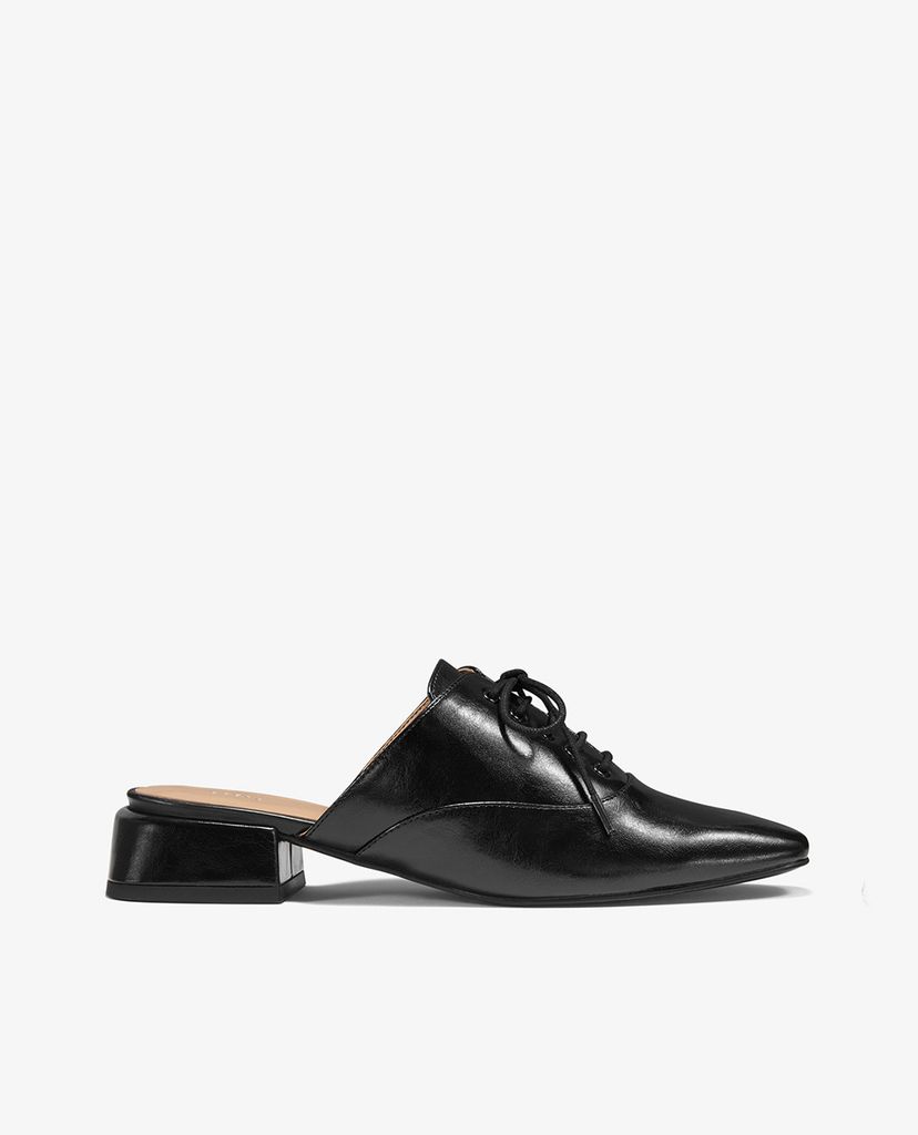 PEDRO - Giày đế bệt nữ mũi nhọn thắt dây Lace Up