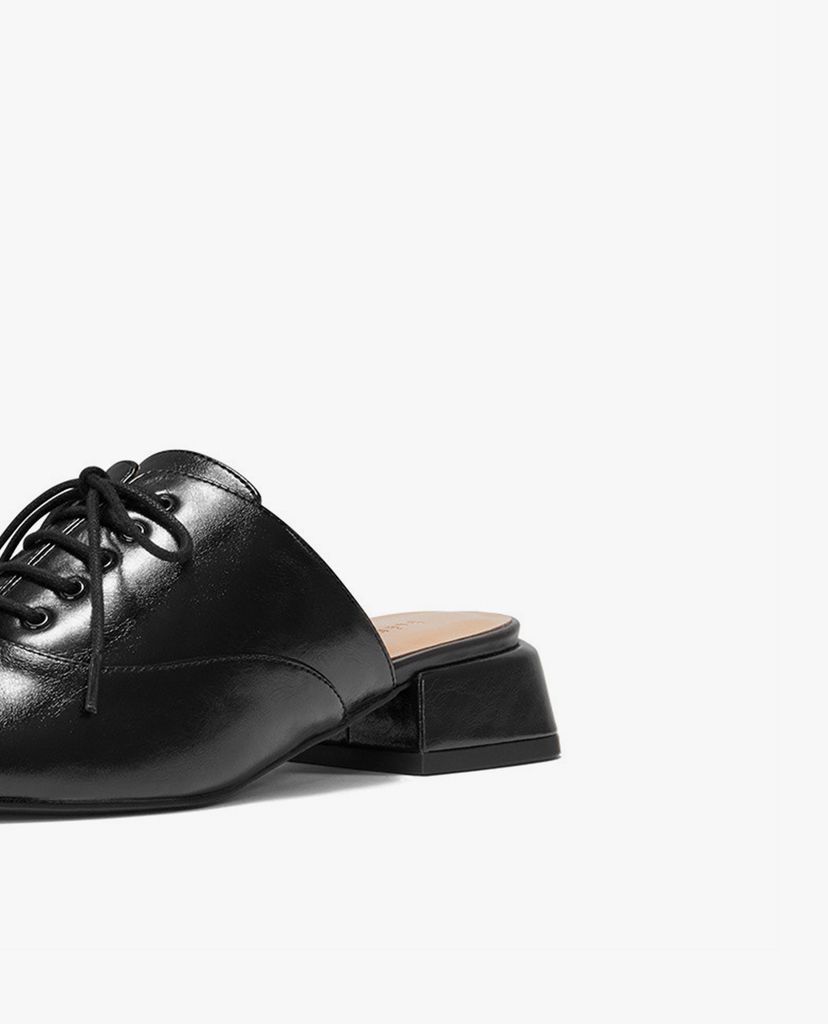 PEDRO - Giày đế bệt nữ mũi nhọn thắt dây Lace Up