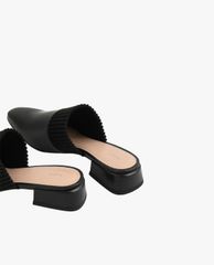 PEDRO - Giày mules nữ mũi nhọn Knitted Trimmed