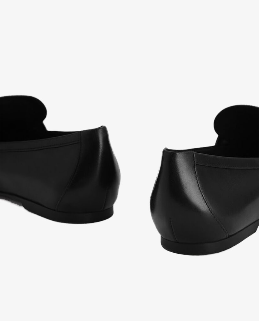 PEDRO - Giày đế bệt nữ mũi nhọn Buckle Leather Loafers