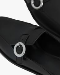 PEDRO - Giày đế bệt nữ mũi vuông Buckle Embellished