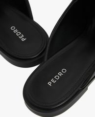 PEDRO - Giày đế bệt nữ mũi vuông Buckle Embellished