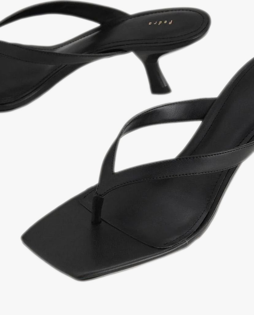PEDRO - Giày cao gót quai kẹp Square Toe Thong
