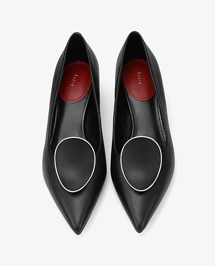 PEDRO - Giày cao gót đế vuông mũi nhọn Embellished Pumps