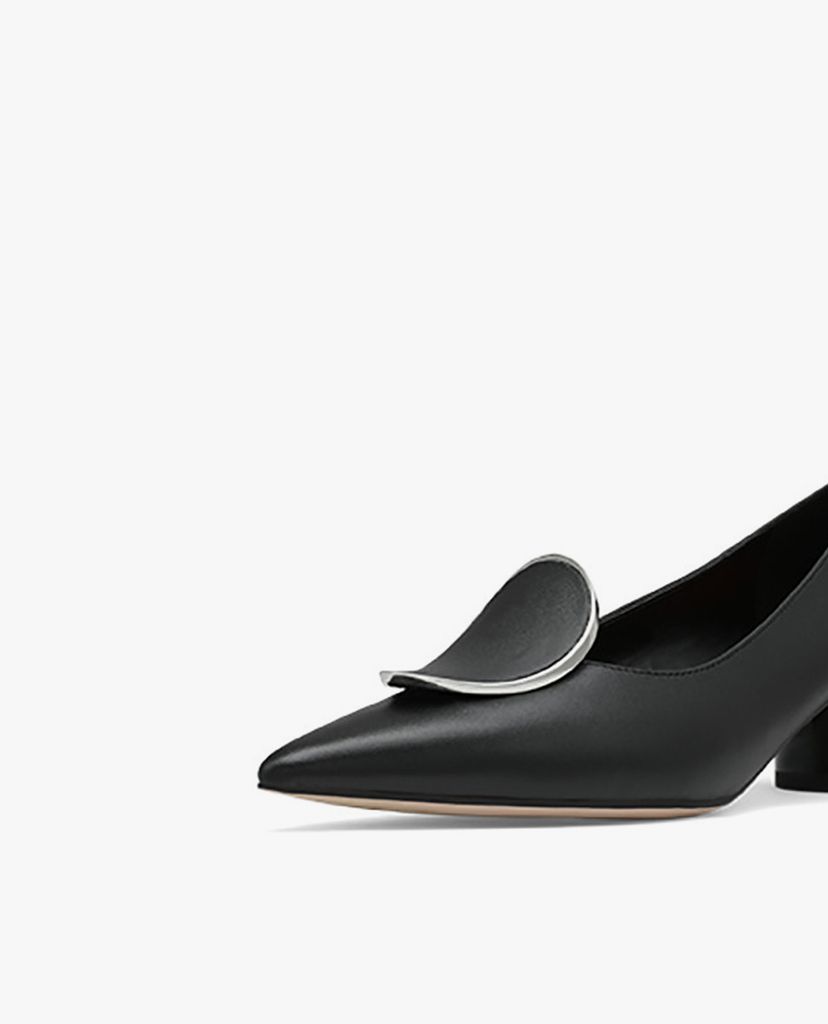 PEDRO - Giày cao gót đế vuông mũi nhọn Embellished Pumps