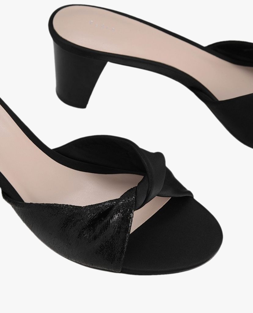 PEDRO - Giày cao gót hở mũi Metallic Soft Twist
