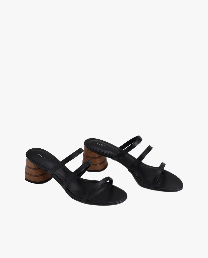 PEDRO - Giày cao gót quai ngang đế trụ Strappy