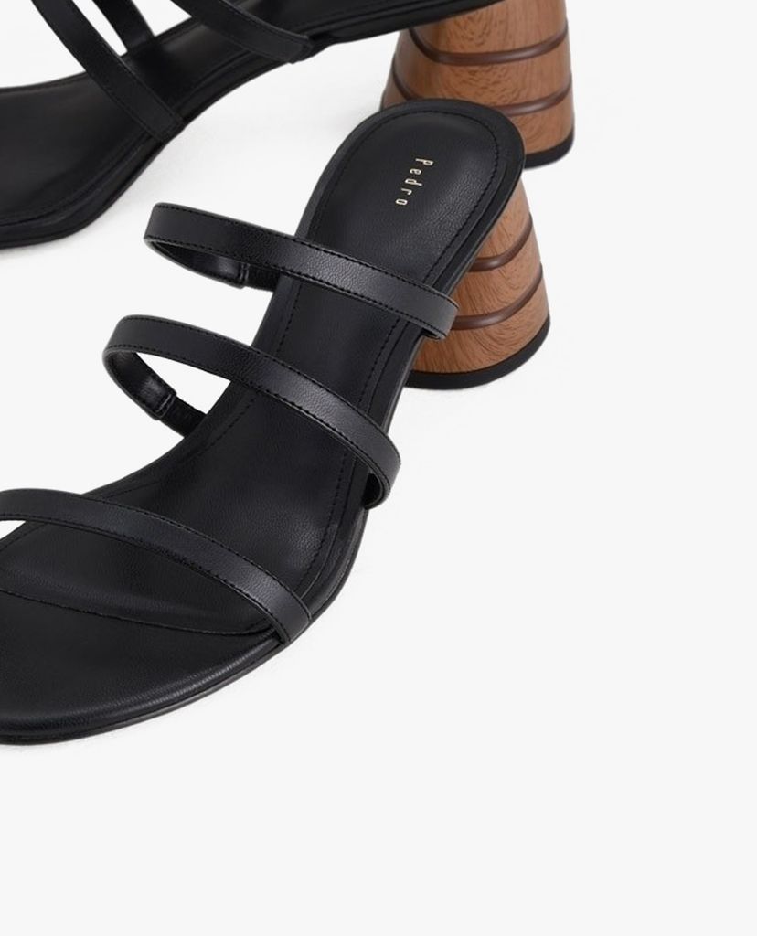 PEDRO - Giày cao gót quai ngang đế trụ Strappy
