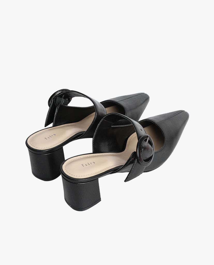 PEDRO - Giày cao gót mũi nhọn Buckled Leather