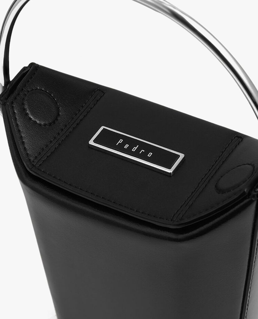 PEDRO - Túi xách tay hình thang Stud Embellished Bucket