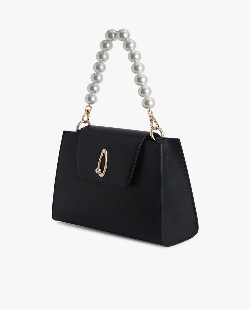 PEDRO - Túi xách tay nữ chữ nhật Leather Top Pearl Strap
