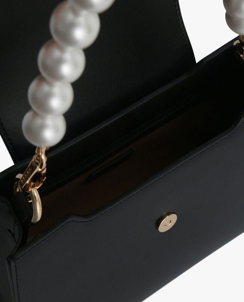 PEDRO - Túi xách tay nữ chữ nhật Leather Top Pearl Strap