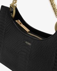 PEDRO - Túi đeo vai nữ chữ nhật Snake Effect