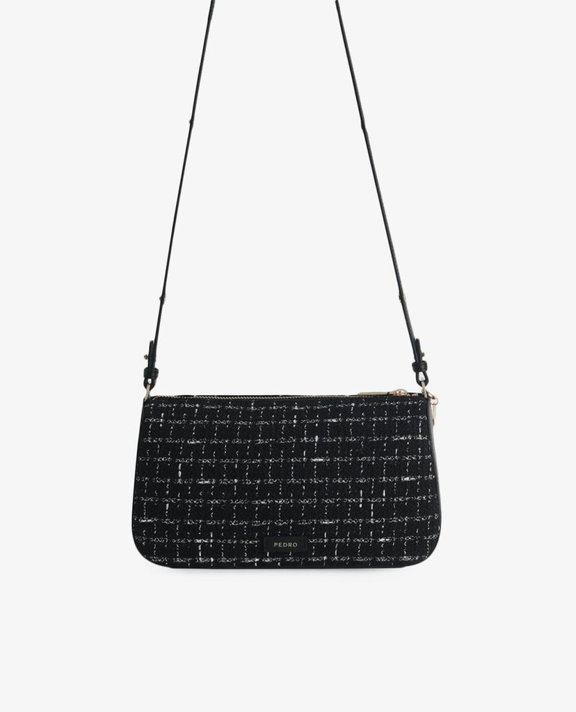 PEDRO - Túi đeo chéo nữ Leather Top With Pearl Detailing