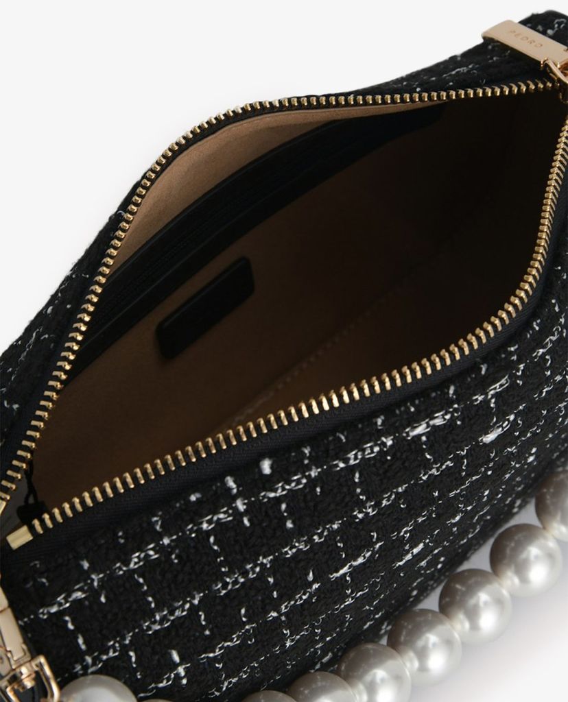 PEDRO - Túi đeo chéo nữ Leather Top With Pearl Detailing