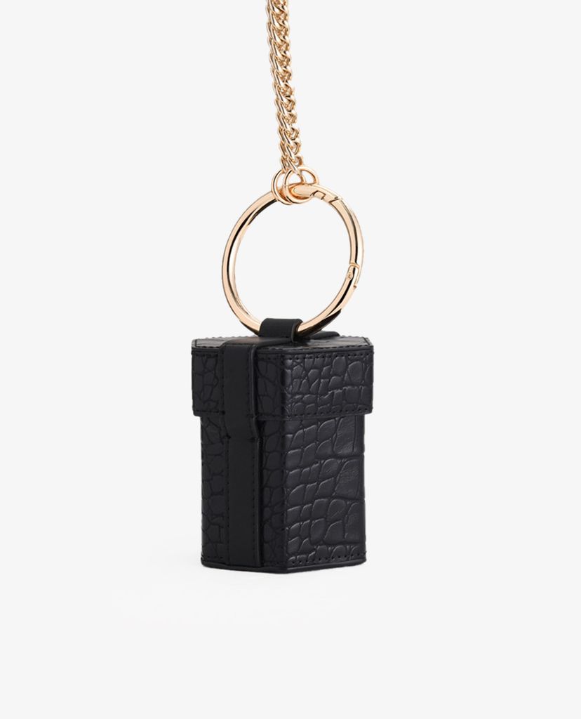 PEDRO - Túi đeo chéo nữ hình hộp Micro Octagon Croc Effect