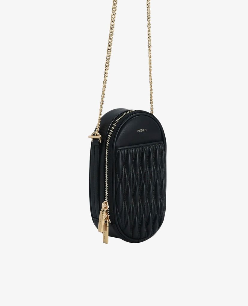 PEDRO - Túi đeo chéo nữ hình bầu dục Mini Quilted