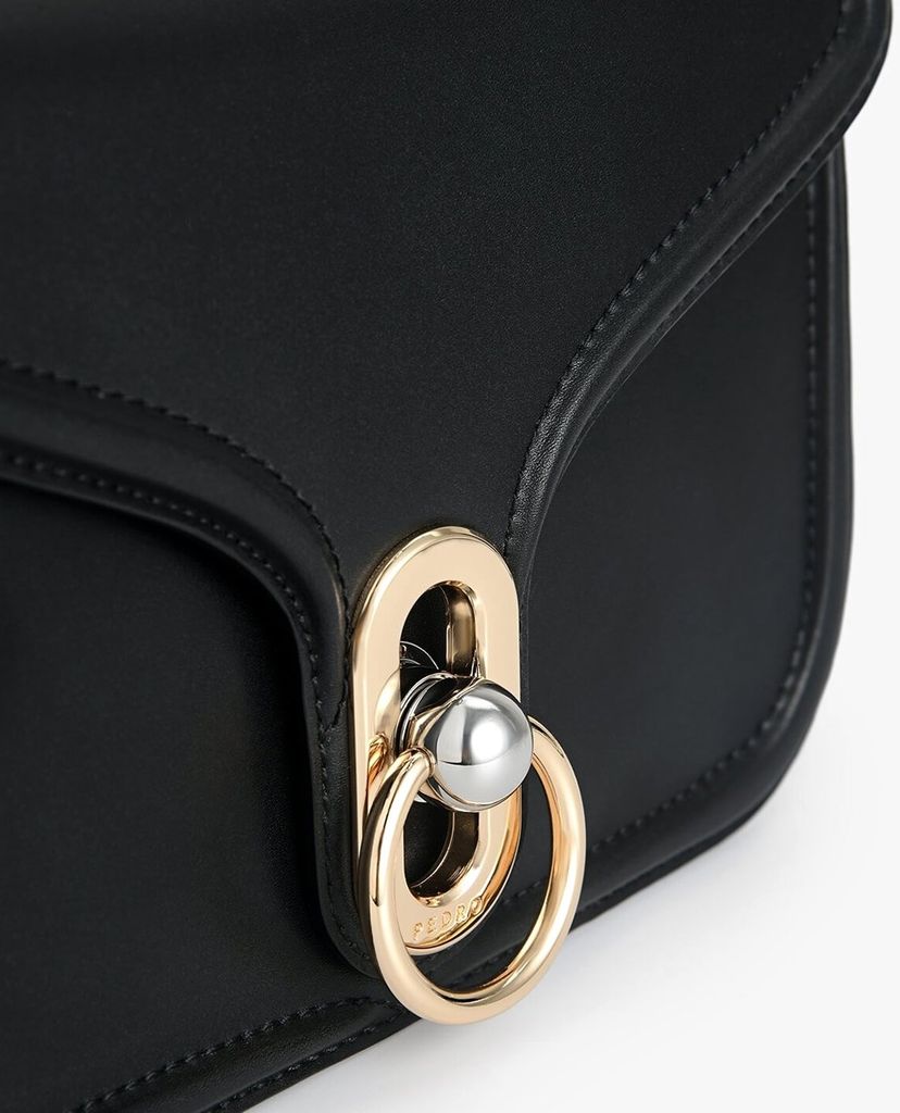PEDRO - Túi đeo chéo nữ chữ nhật nắp gập Leather