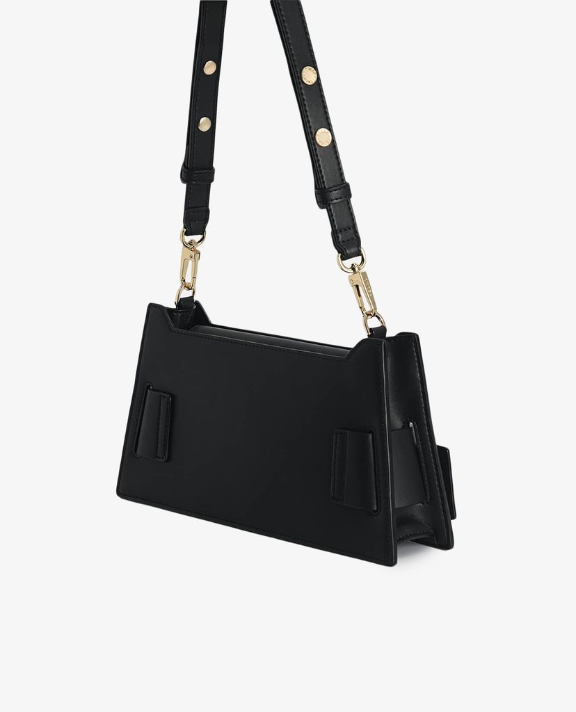 PEDRO - Túi đeo vai nữ hình thang Octagon Buckled Leather