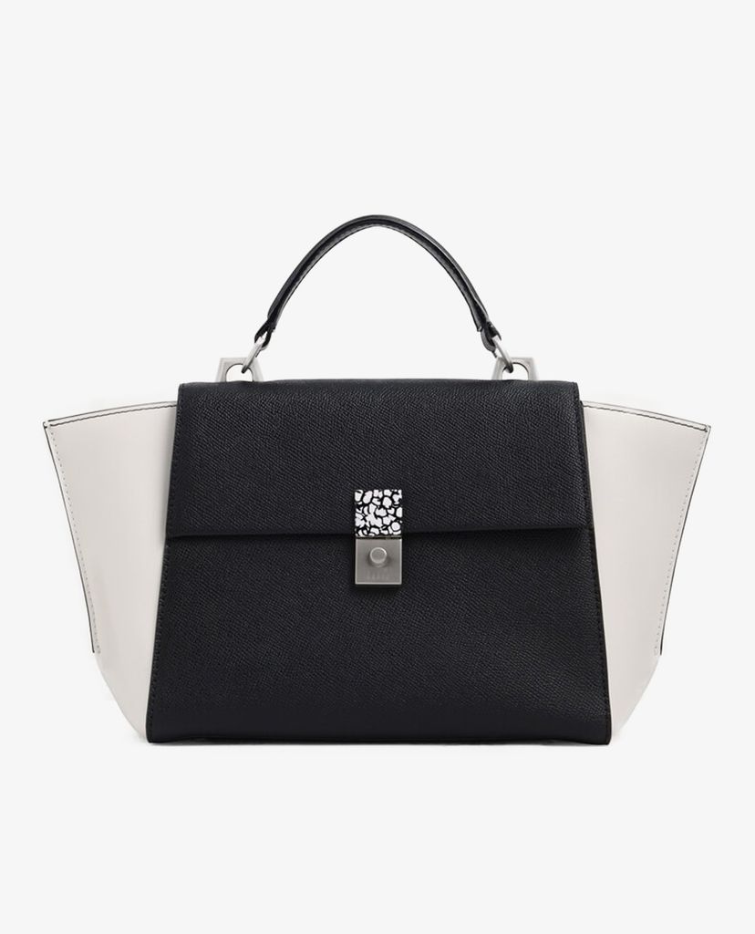 Túi xách tay nữ khóa bấm Black