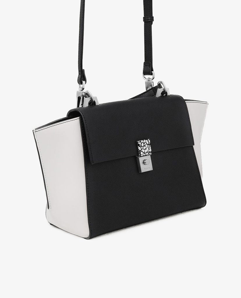 Túi xách tay nữ khóa bấm Black