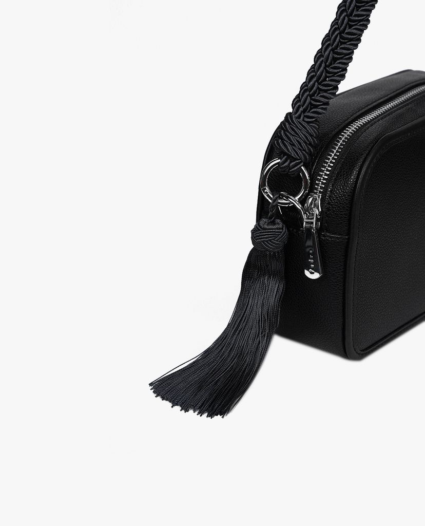 Túi đeo vai hình hộp dây tua rua Rope Tassel