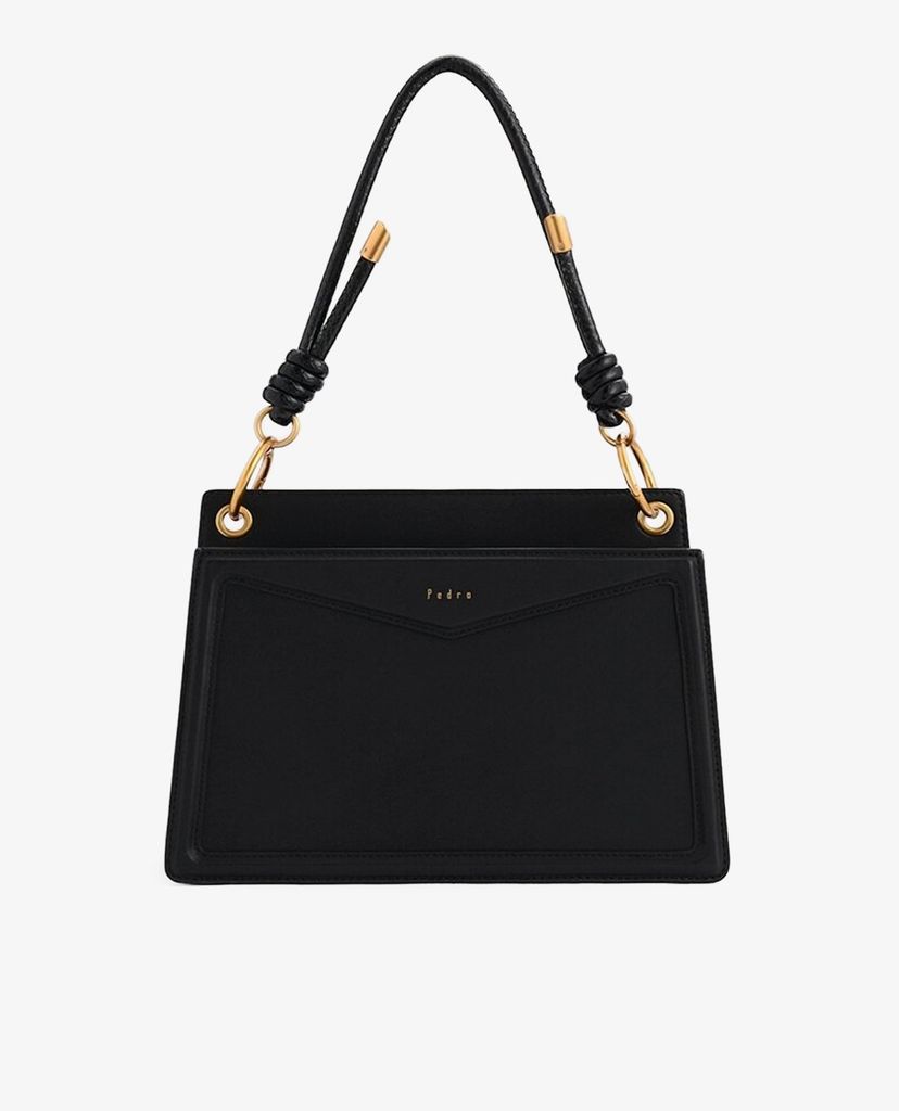 Túi đeo vai nữ Knotted Cord Black