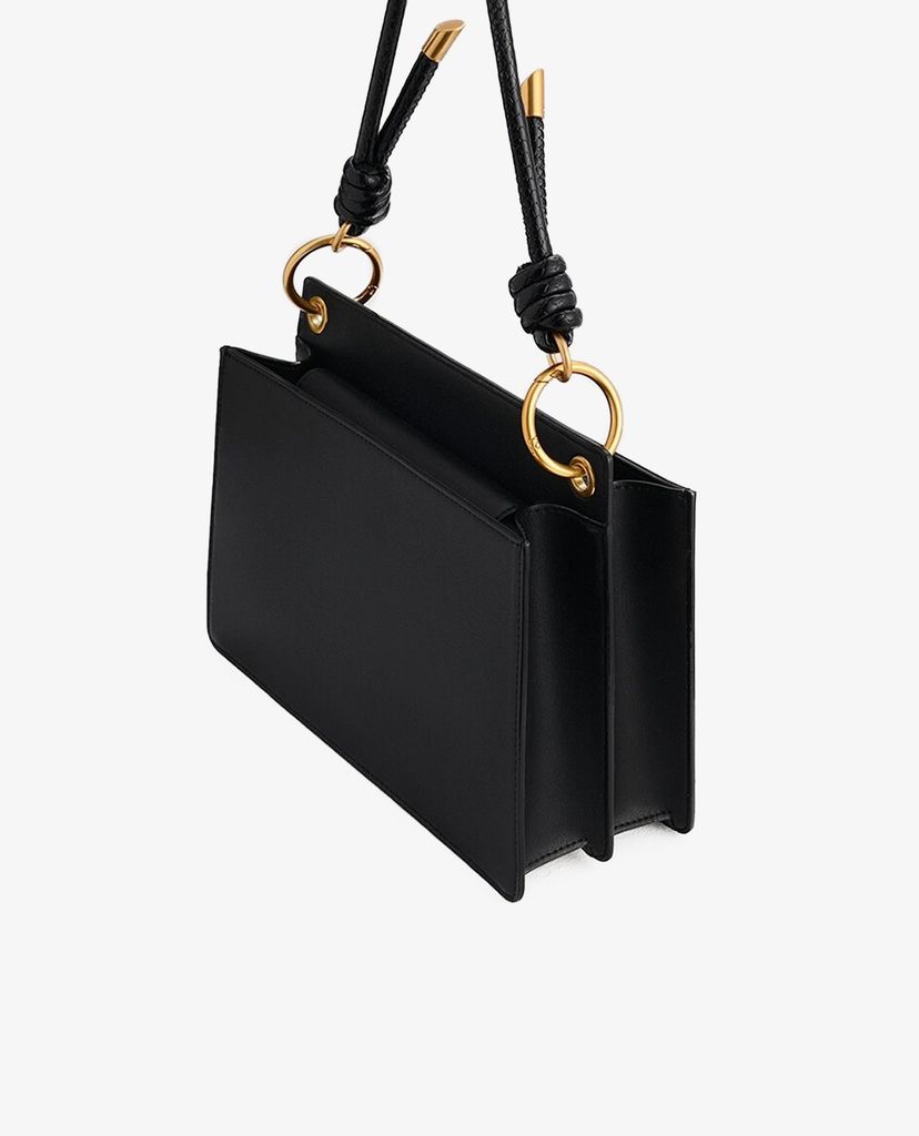 Túi đeo vai nữ Knotted Cord Black