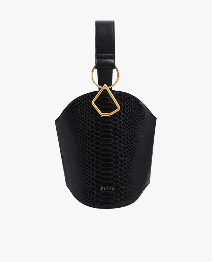 Túi xách tay nữ Wristlet Handle Bucket