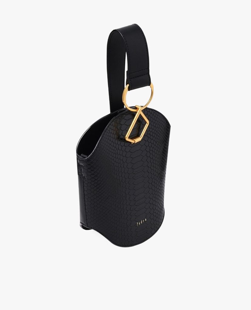 Túi xách tay nữ Wristlet Handle Bucket