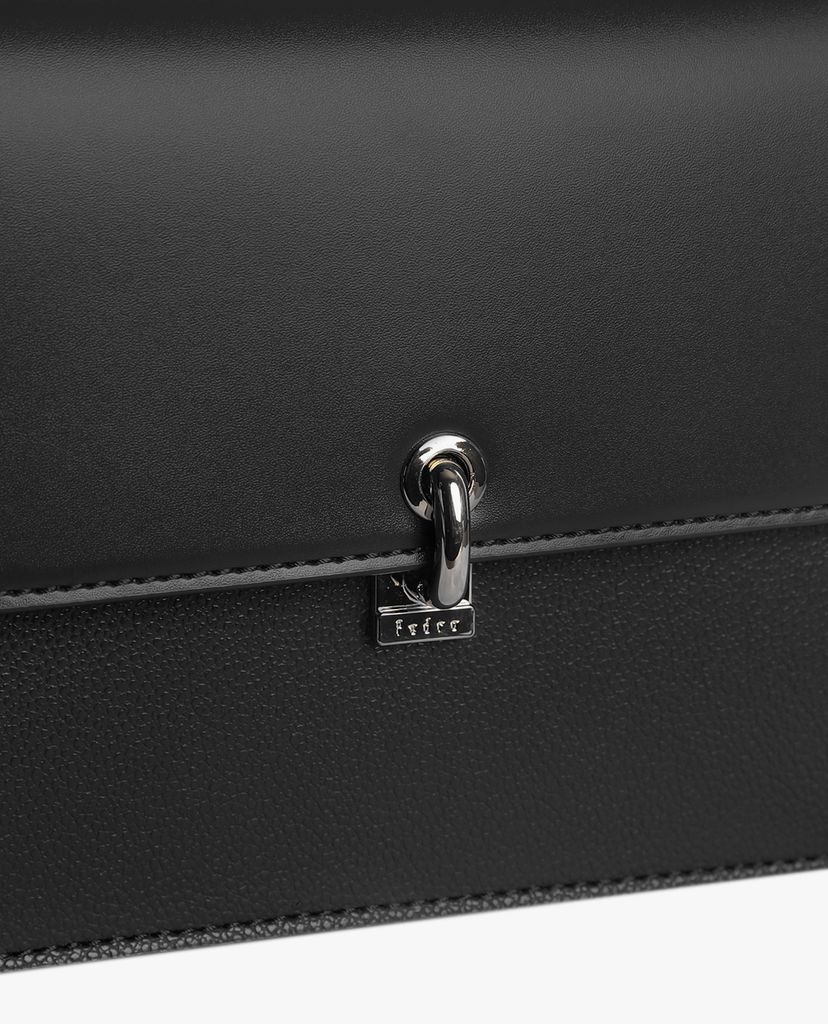 PEDRO - Túi xách tay nữ nắp gập Twill Details