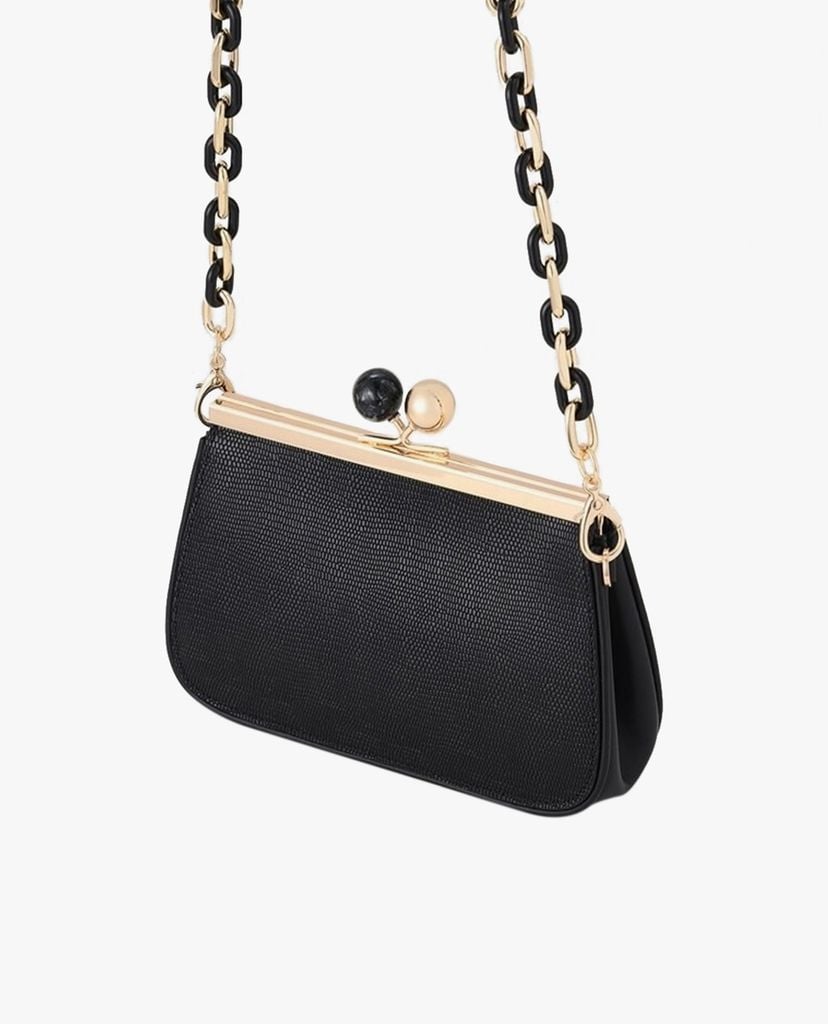 Túi đeo vai nữ Kiss-Lock Leather