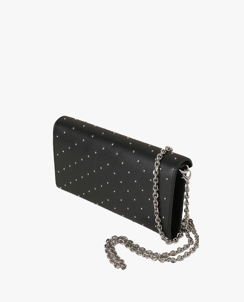 PEDRO - Ví nữ nắp gập phối dây Chevron Chain Strap