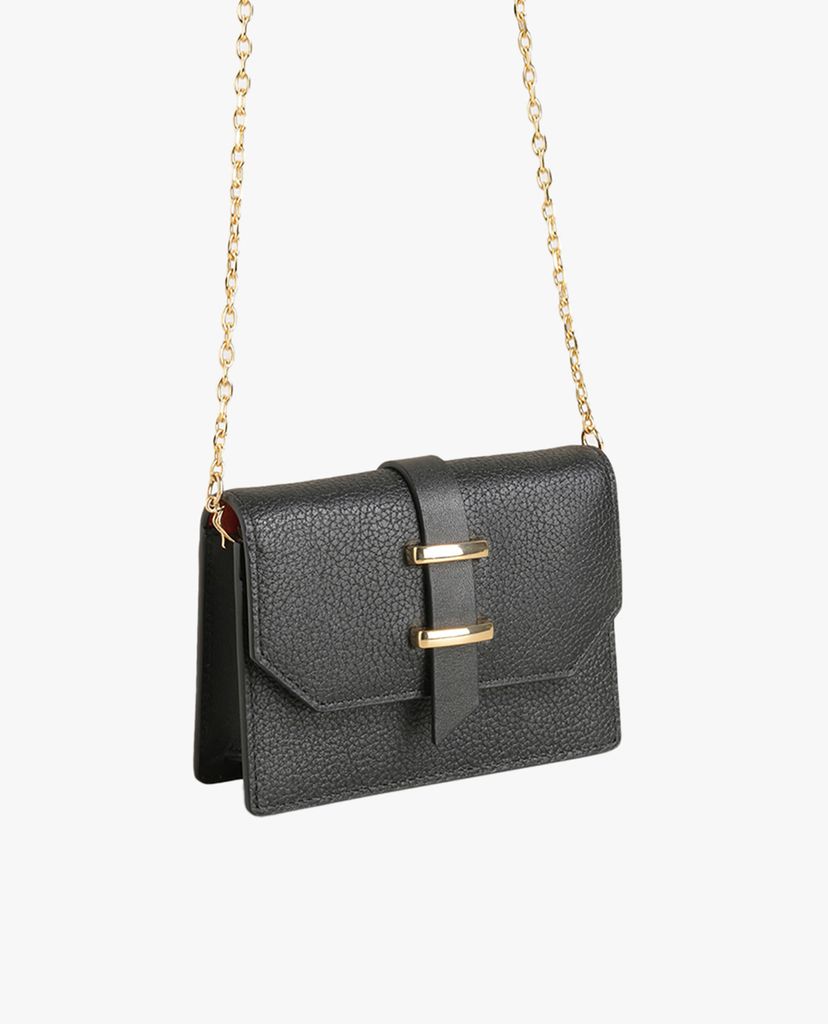 PEDRO - Ví nữ nắp gập phối dây Leather Mini Chain