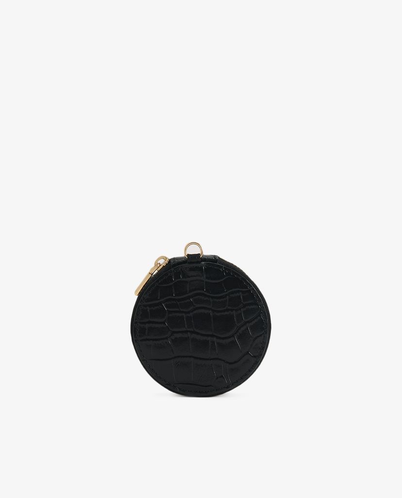 PEDRO - Ví đựng name card hình tròn Embossed Leather