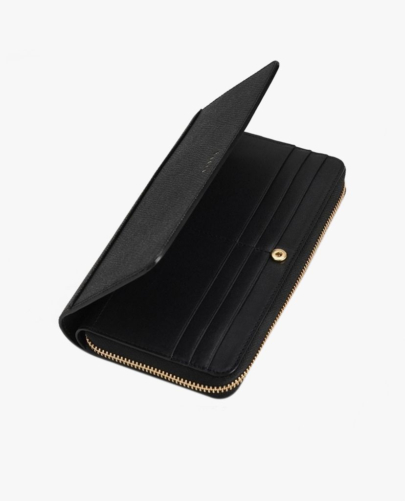PEDRO - Ví nữ chữ nhật phom dài Leather Bi Fold
