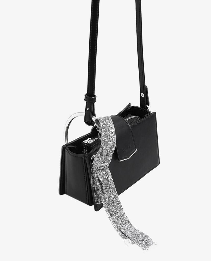 Túi đeo vai Velvet Bow Detail