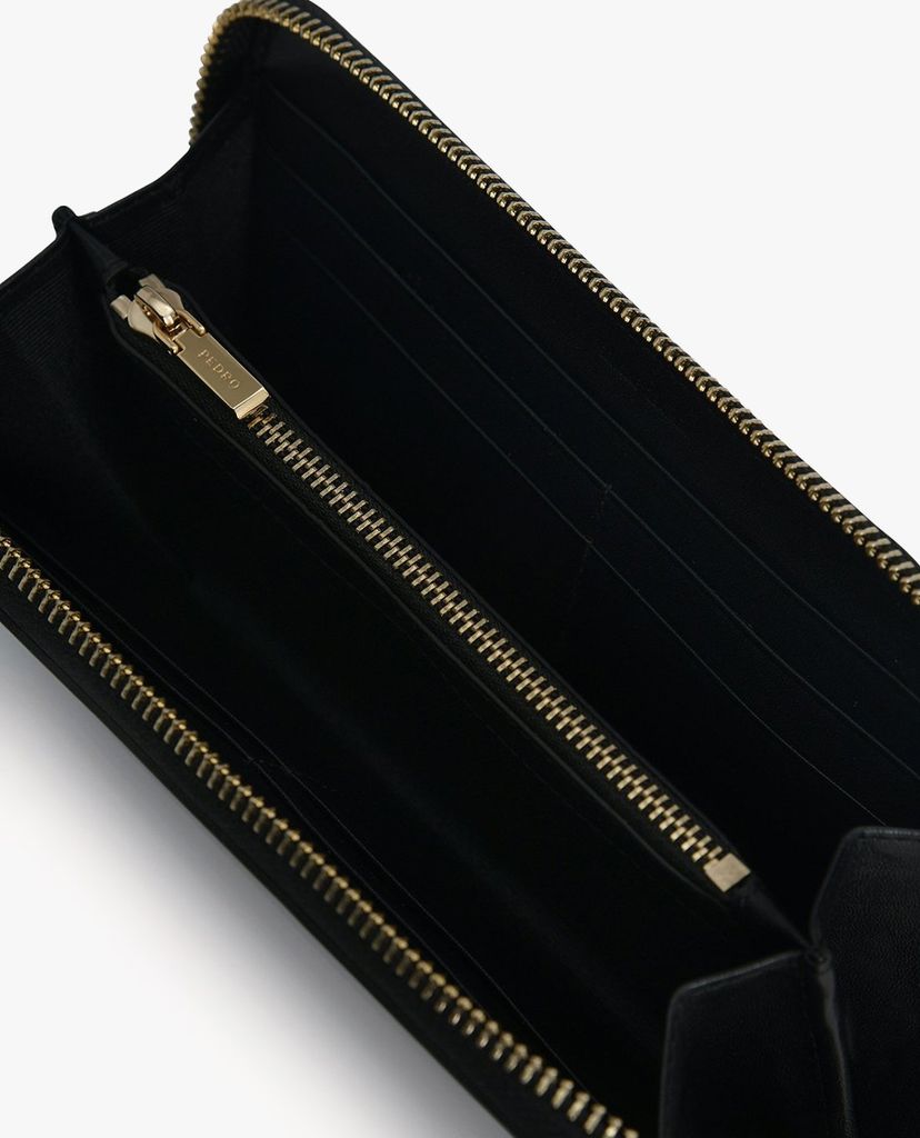 PEDRO - Ví nữ cầm tay dáng dài phối zip Long Leather Zip