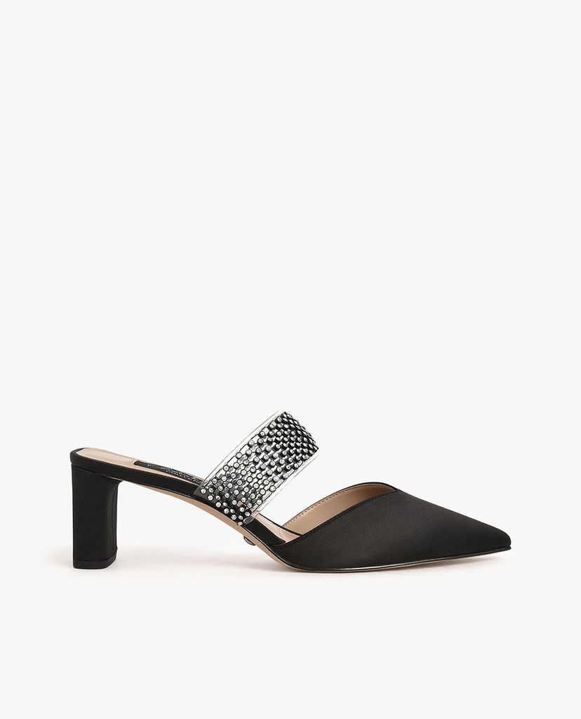 CHARLES & KEITH - Giày mules mũi nhọn Embellished Strap