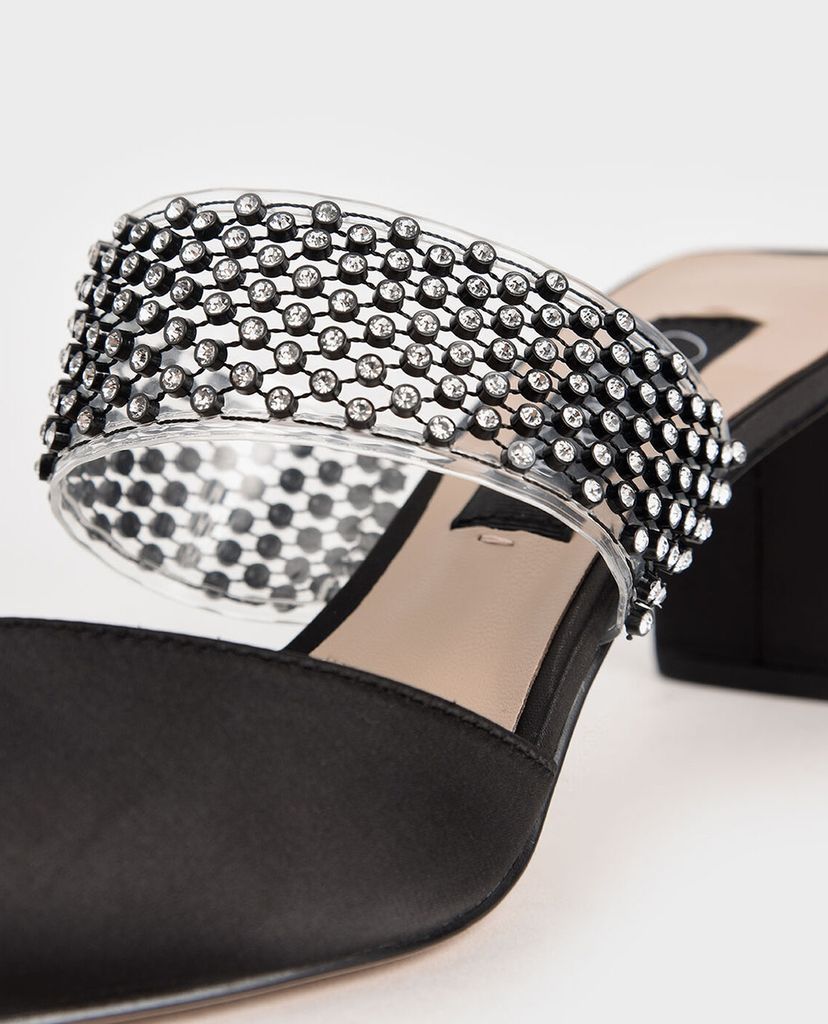CHARLES & KEITH - Giày mules mũi nhọn Embellished Strap