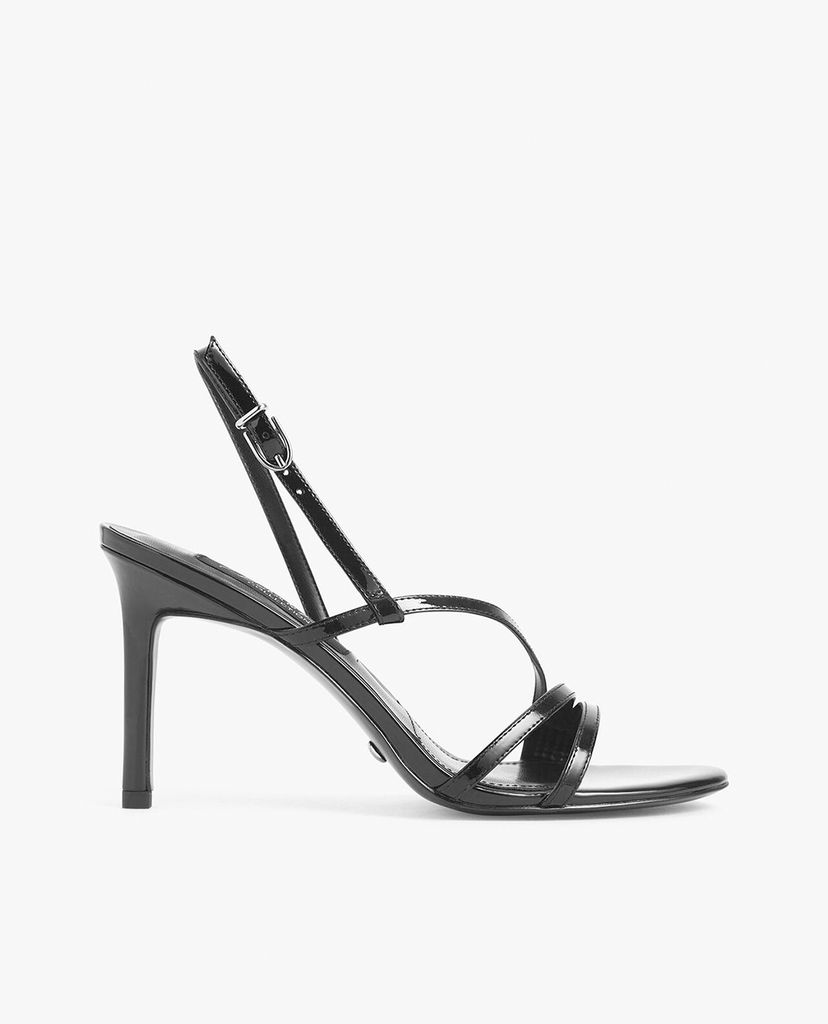 CHARLES & KEITH - Giày cao gót quai mảnh Patent Leather Strappy