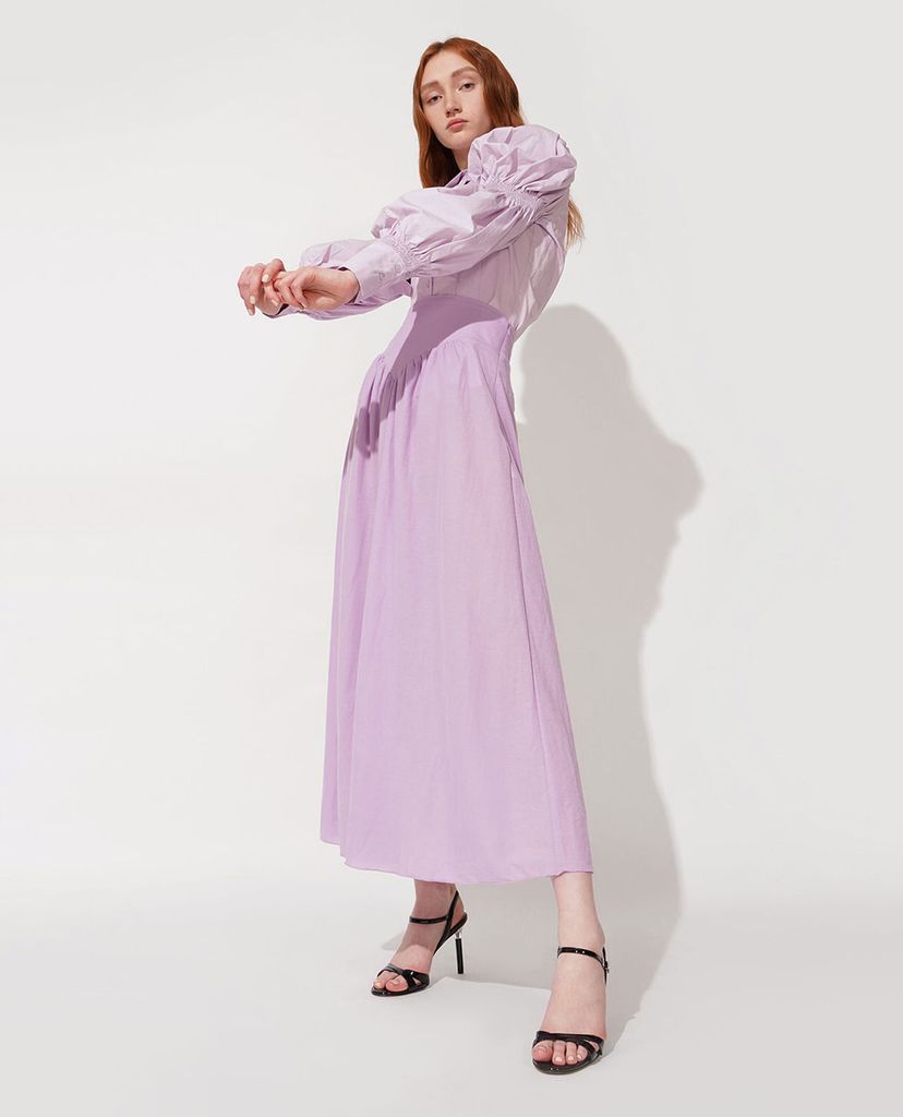 CHARLES & KEITH - Giày cao gót hở mũi Patent Leather Criss Cross