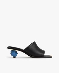 CHARLES & KEITH - Giày cao gót hở mũi Leather Sculptural