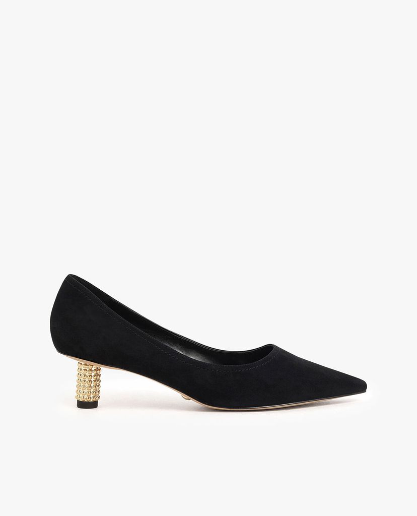 CHARLES & KEITH - Giày cao gót mũi nhọn Embellished Kitten
